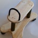 Large Green Kinder Scoot-Ride on Wood Scooter