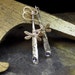 Dragonfly Dreams Earrings in Sterling Silver with choice of stone