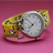 Tape Measure Watch in Yellow