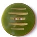 2 Antique bakelite vintage buttons, collectibles, olive green color, tested positive for bakelite, carved, large, 34mm