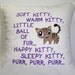 The Big Bang Theory inspired Soft Kitty Song Embroidered Pillow Case Cover