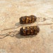 Vintage 14K gold crystal EARRINGS