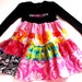 SALE...OOAK..MOMI girl funky swirl dress.. sz 3...Momi boutique