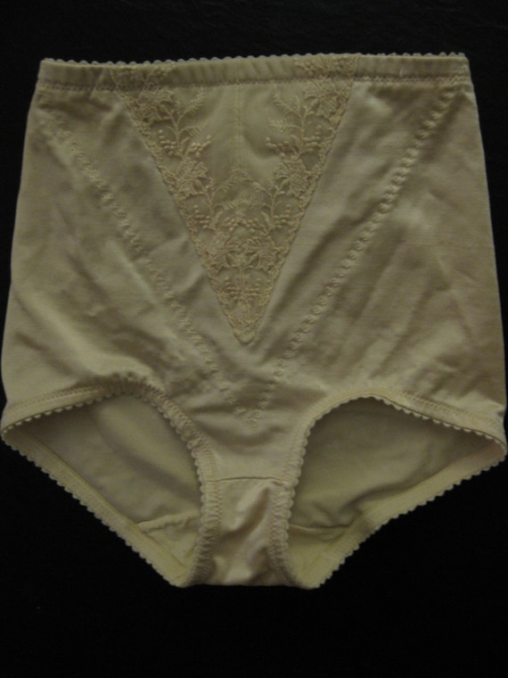 Items similar to Vintage Subtract Girdle Nylon Spandex Panties Shorts M ...