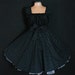 50s RockaBilly swinG Polka Dots DresS Pin Up Plus Size 16 18 20 Black and Turquoise