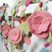 Custom order for Marie - 2 pink floral garlands
