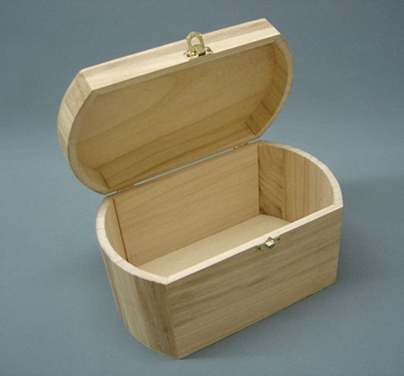 Vintage Wood BOX BAG Purse Kit to Decoupage and Finish