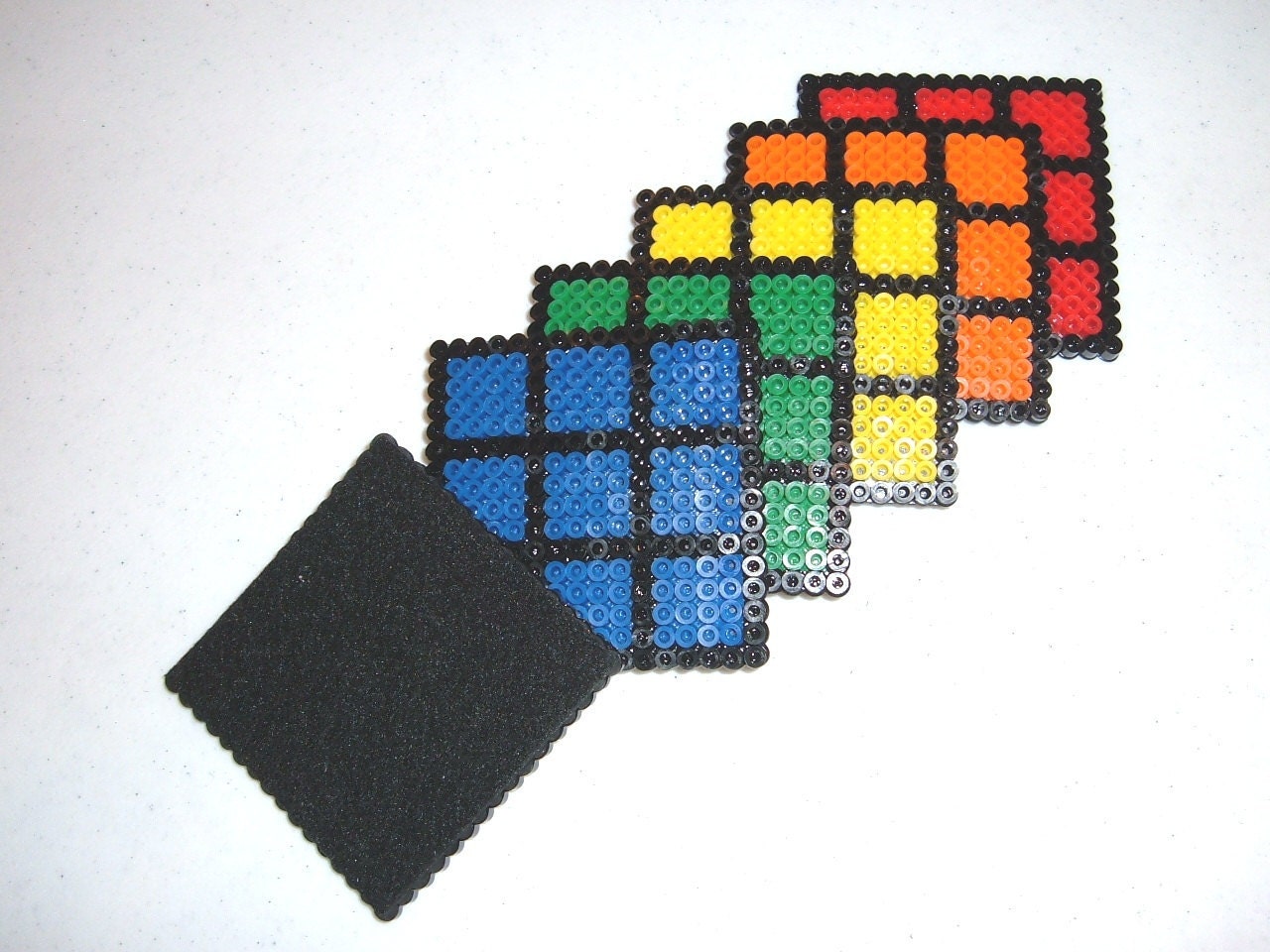 Perler Bead Rubik S Cube Coasters Perler Bead Pattern vrogue.co