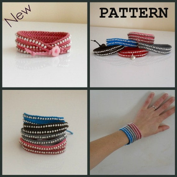 PDF Pattern Crochet Wrap Bracelet