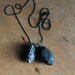 Black and White Carved Fragment Necklace