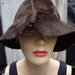 Vintage Mr. Rickie brown faux fur floppy hat