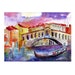 Rialto Bridge Venice Italy - ORIGINAL Watercolor by Ginette Callaway