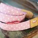 Twiggy-Twiggy Pink Dot Leather Camera Strap