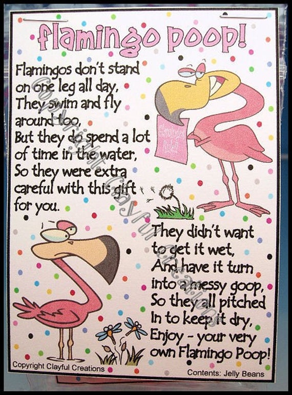flamingo doll that poops