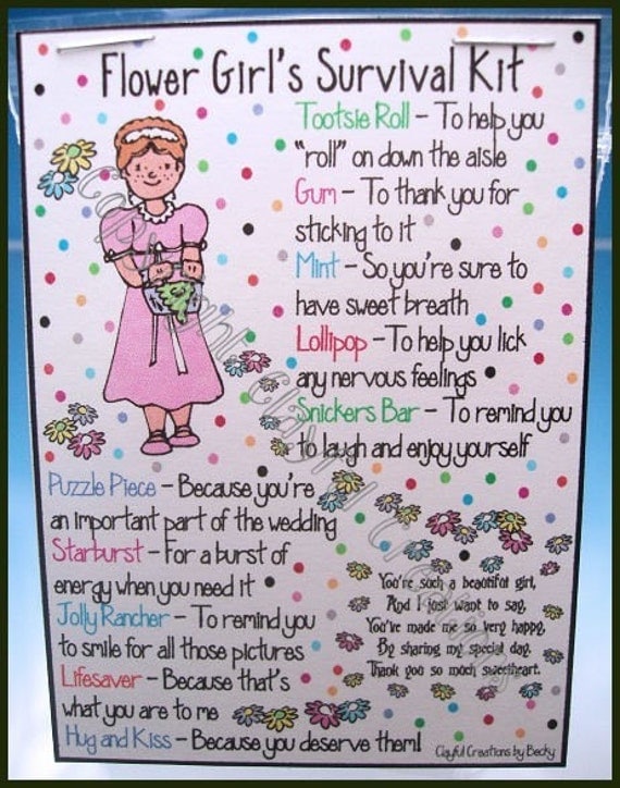FLOWER GIRL's Survival Kit Becky's This and That