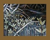 Art Painting -- Mangroves Supreme -- 30 x 40 inch Original Oil Painting -- FREE SHIPPING