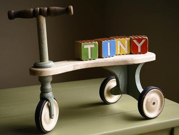 wooden tricycle