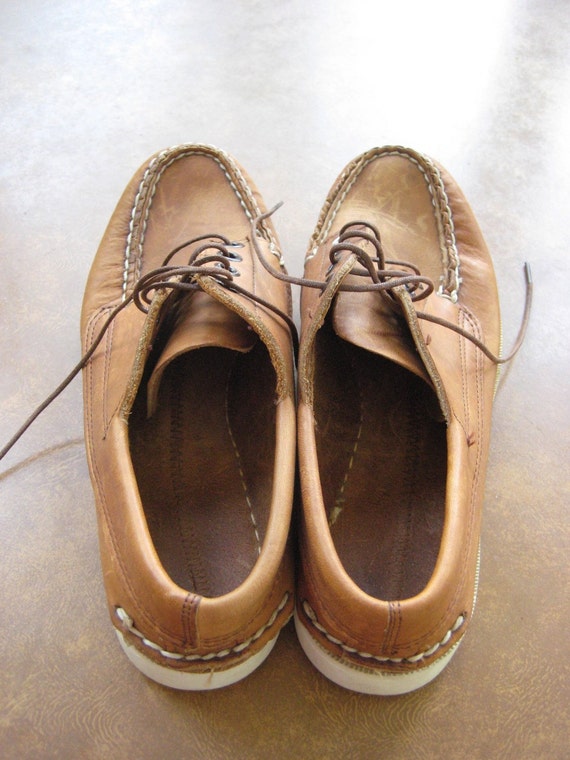 SALE vintage sperry topsiders boat shoes 6
