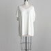 IVORY BLOUSE 1990s Vintage Ivory White Grunge Slouchy Tunic Shirt