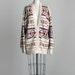 SOUTHWESTERN CARDIGAN 1990s Vintage Tan Oversized Knit Sweater Coat