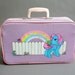 80s vintage 1983 pink and lavender My Little Pony suitcase