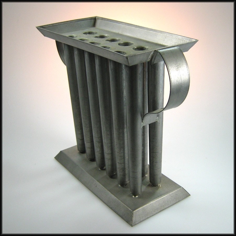 Vintage Taper Candle Tin Mold