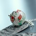 Glass Necklace - Sterling Silver, Vintage Necklace, Handpainted, Handmade Jewelry, Chinese, Glass Jewelry
