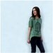 One That Got Away - spring fashion - womens t shirt - MEDIUM - birdcage print on Alternative Apparel heather moss pony tees