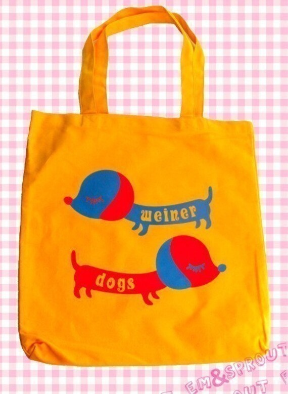 Weiner Dogs Tote Bag