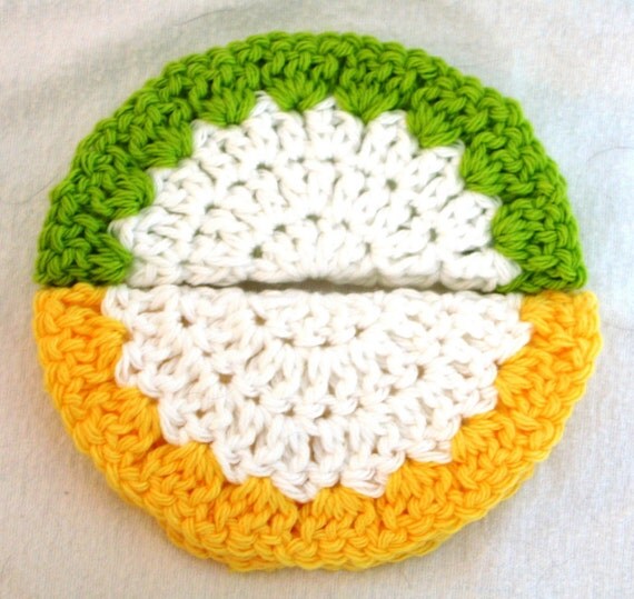 Items similar to Cup Coasters, Crochet Coasters - 3 Sets, 2 of Each ...