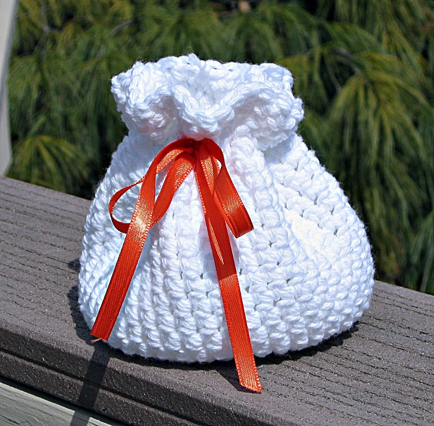 Download Sachet Bags Crochet Potpourri Sachet White by HandmadeByAnnabelle