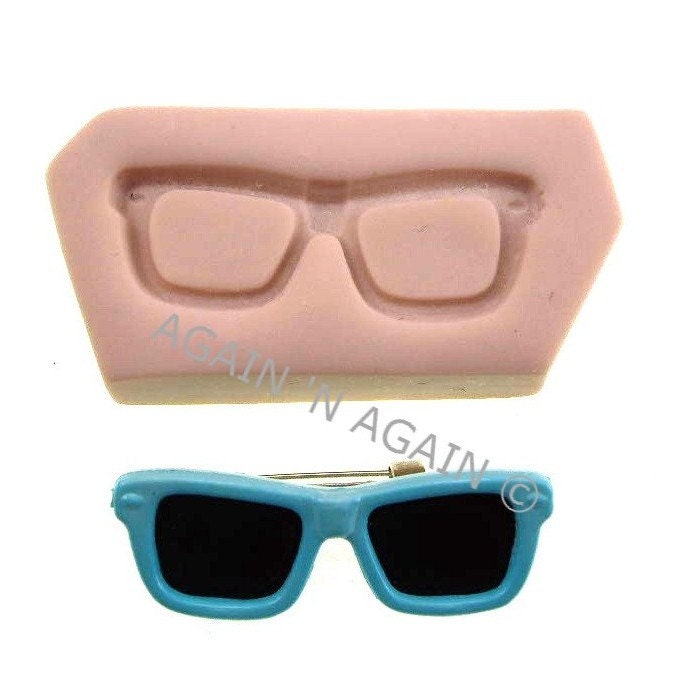 MOLD GROOVY SUNGLASSES Handcrafted Polymer by AgainNAgainMolds