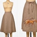 vintage EQUESTRIAN wrap skirt