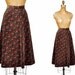 SALE - vintage CALICO VELVETEEN full skirt