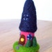 Needle Felted Gnome House Miniature
