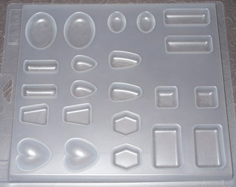 Resin Mold Jewelry 11 Pairs Shapes Pendant Earrings