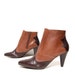 size 8.5 BOHEMIAN brown leather SOUTHWEST zip up ankle booties