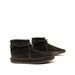 size 7 FRINGE black suede 80s MOCCASIN minnetonka loafers