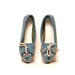 size 9 MINNETONKA blue leather 80s MOCCASIN beaded THUNDERBIRD loafers