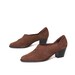 size 8 MINIMAL brown leather 80s SOUTHWEST low cut ankle boots