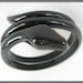 Vintage Black plastic coiled SNAKE bracelet Deadstock never worn