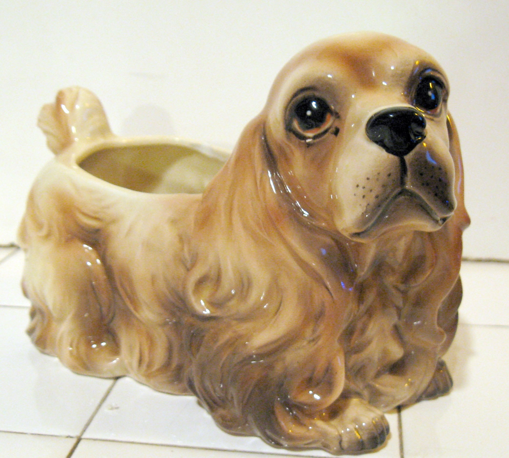 vintage ceramic cocker spaniel