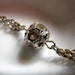 Vintage beaded silver chain finding