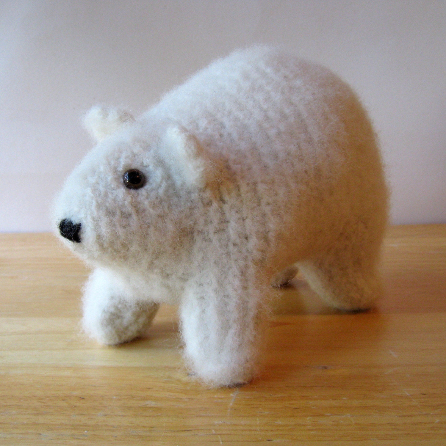 pink polar bear stuffed animal