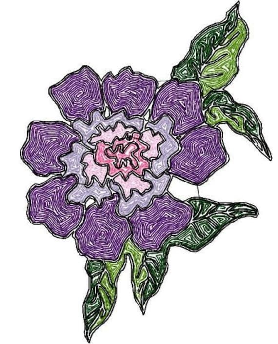 Items similar to mylar flower embroidery designs1610 for mylar on etsy Items similar to mylar flower embroidery designs1610 for mylar on etsy