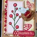 Handmade Card Stamped All Occasion Greeting - kitsnbitscraps