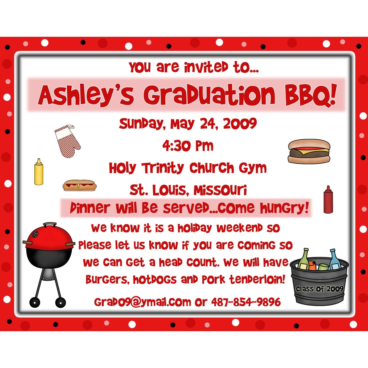 Bbq Invitation Wording 6