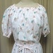 Vintage 70s/80s Printed Eyelet Cotton Dress