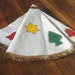 Vintage Glitter Felt Christmas Tree Skirt