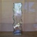 Wavy Recycled Glass Bottle Vase